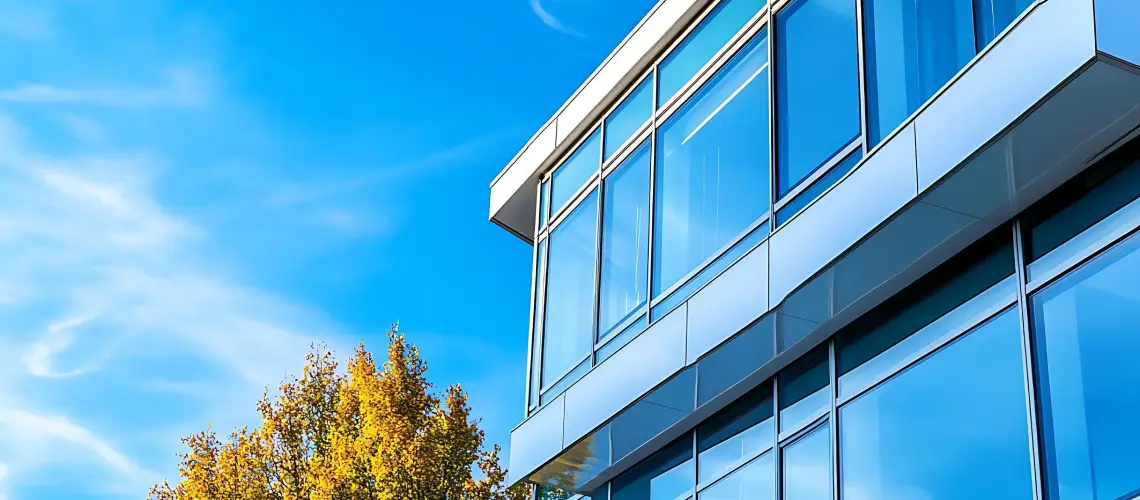 A property valuer assessing a commercial building in Hobart
