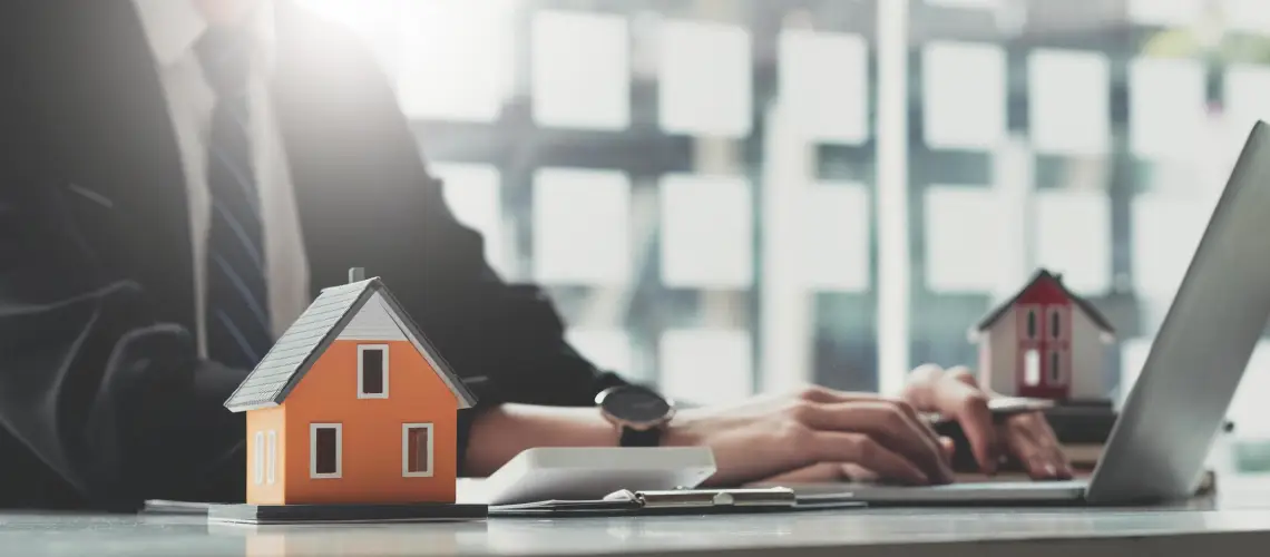 A professional property valuer inspecting a residential home in Hobart